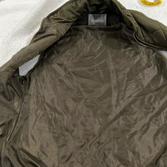 2Sable women’s olive color vest, size S - Picture 5 of 5